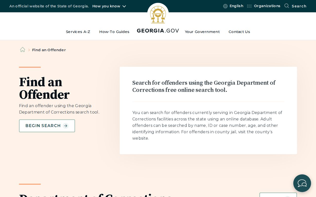 Lee County criminal history GDC Offender Search